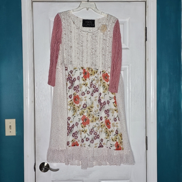 Handmade Upcycled Dress Medium-Large - Picture 2 of 9